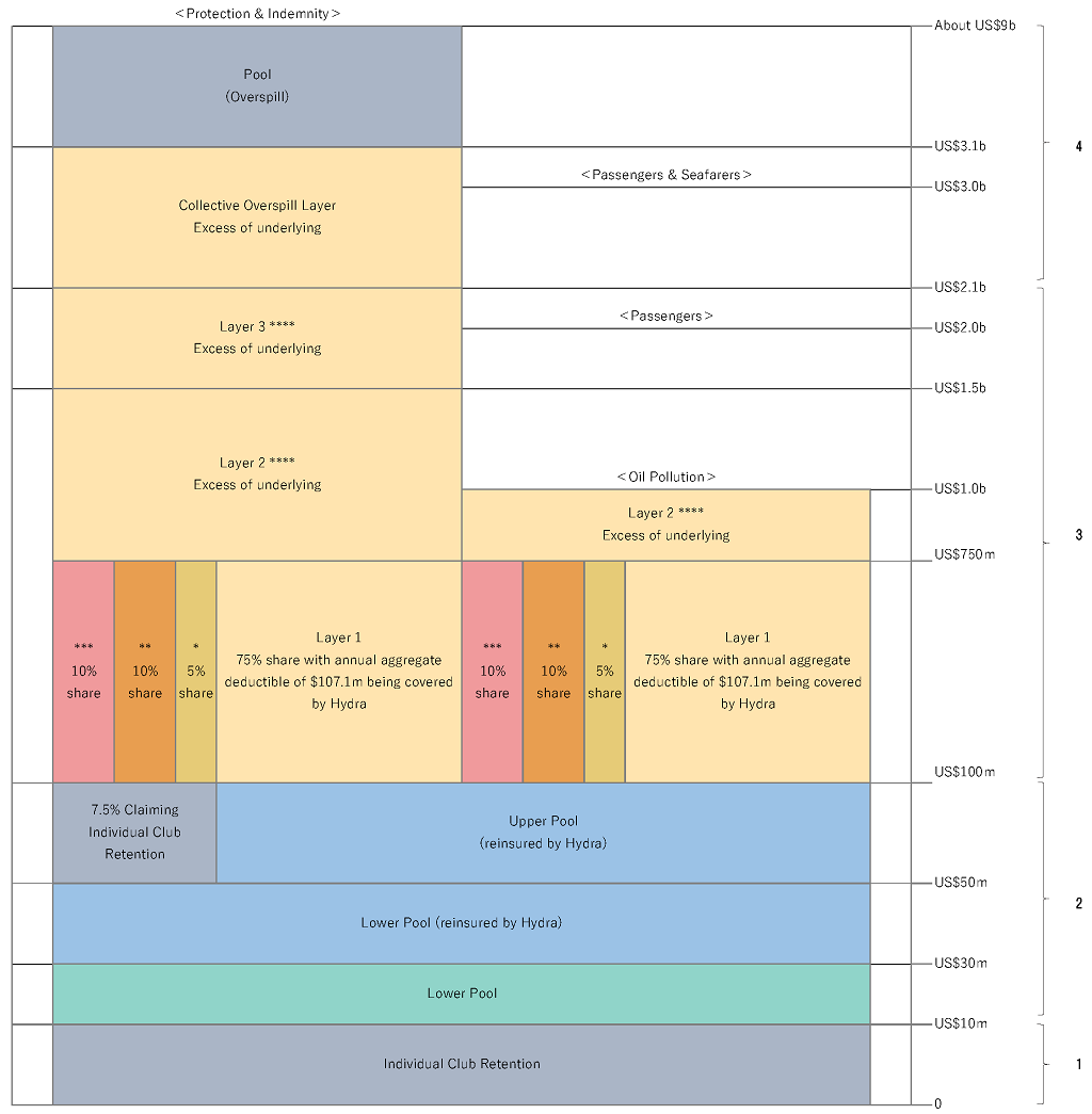 IG pool and reinsurance programme structure